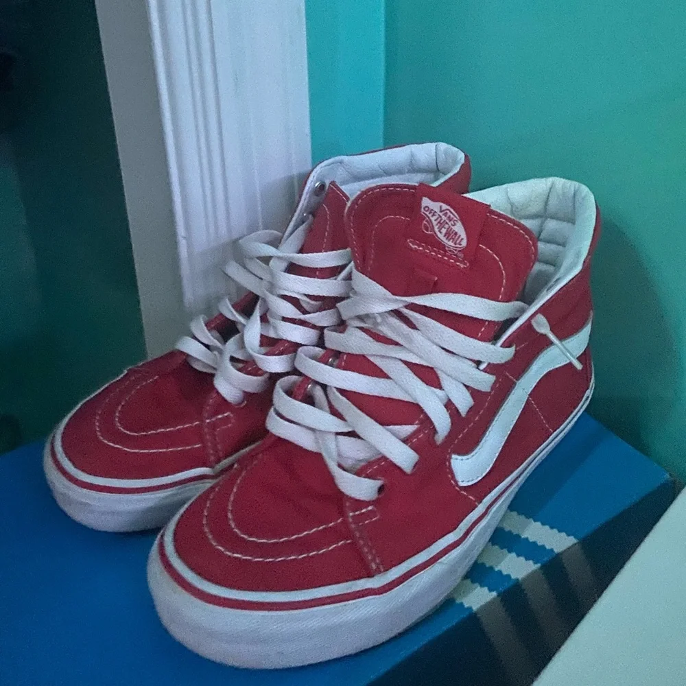 Red Vans - Picture 1 of 2